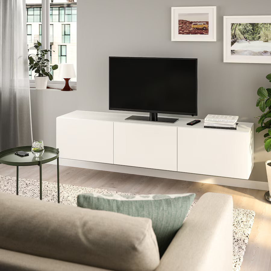 BESTÅ - Banc TV avec portes