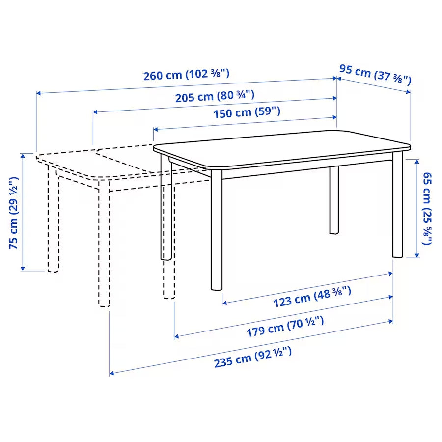 STRANDTORP - Table a manger